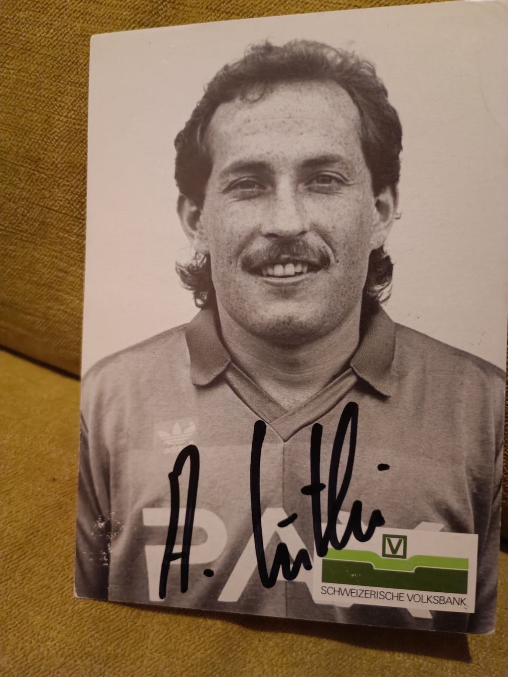 Autografi: Alfred Lüthi - FC Basel 1985/86 – Usato da Menziken venduto da Autogramme