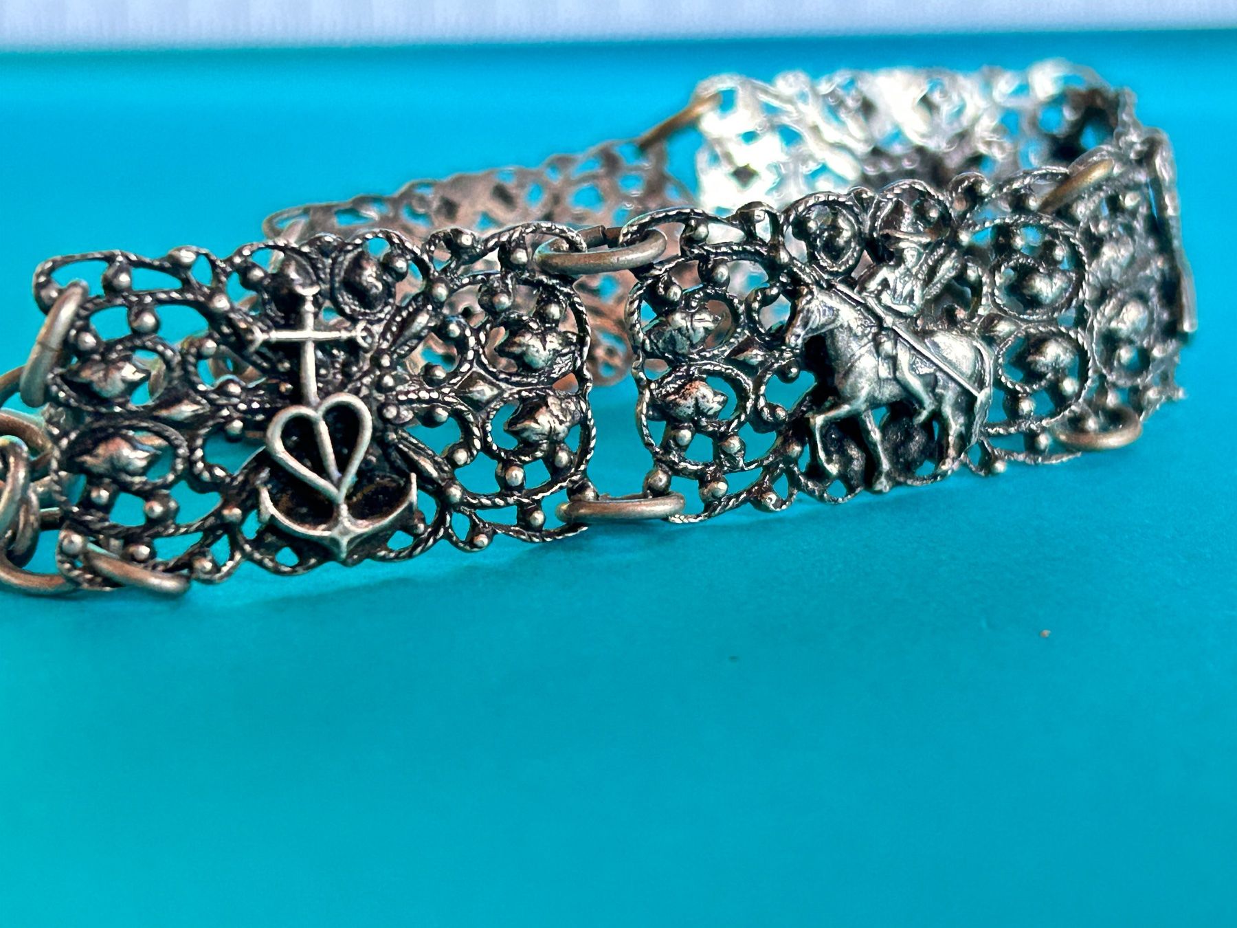 Armbänder & -reifen: Antikes Silberarmband, Armband, Vintage – Gebraucht aus Laufen von Bellebellezza 1