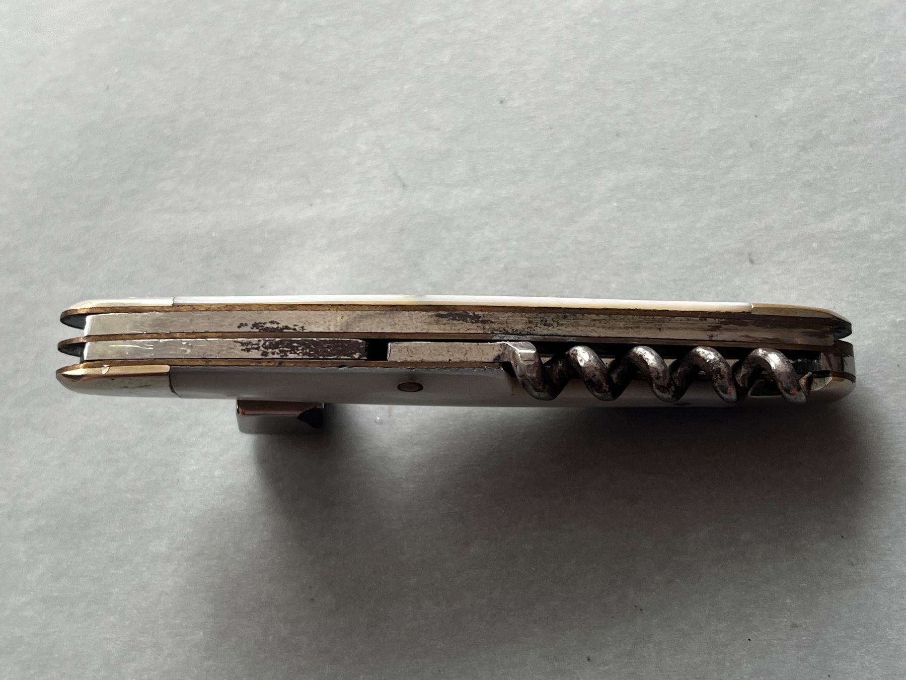 Coltelli tascabile: Altes STAINIX Perlmutt Sackmesser 86 mm - selten – Usato da Zürich venduto da FV.vintage 5