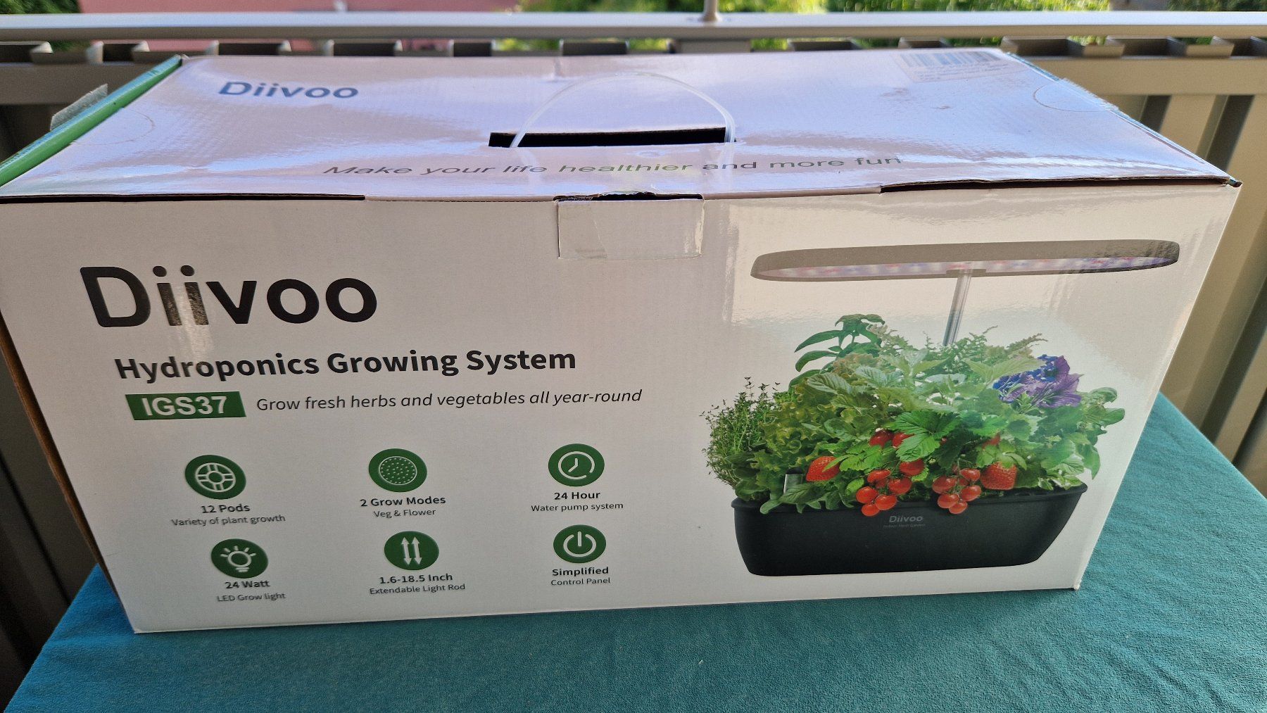 Sonstiges: Diivoo Hydroponic System IGS37 LED | Komplettset – Gebraucht aus Winterthur von nin_m57v 2