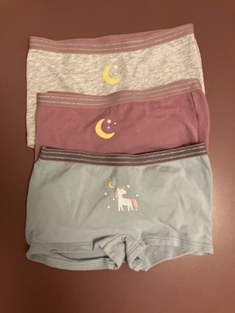 3er Set Mädchen Unterhosen Gr. 98/104, Neuwertig