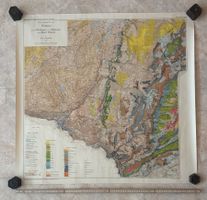 Carte géologique des Préalpes 1922 Elie Gagnebin