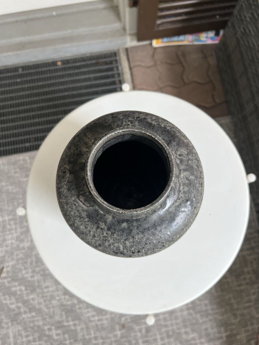 Vasen & Gefässe: Vase grau mit Muster (wie neu) – Neu (gemäss Beschreibung) aus Zürich von ale_ap 1