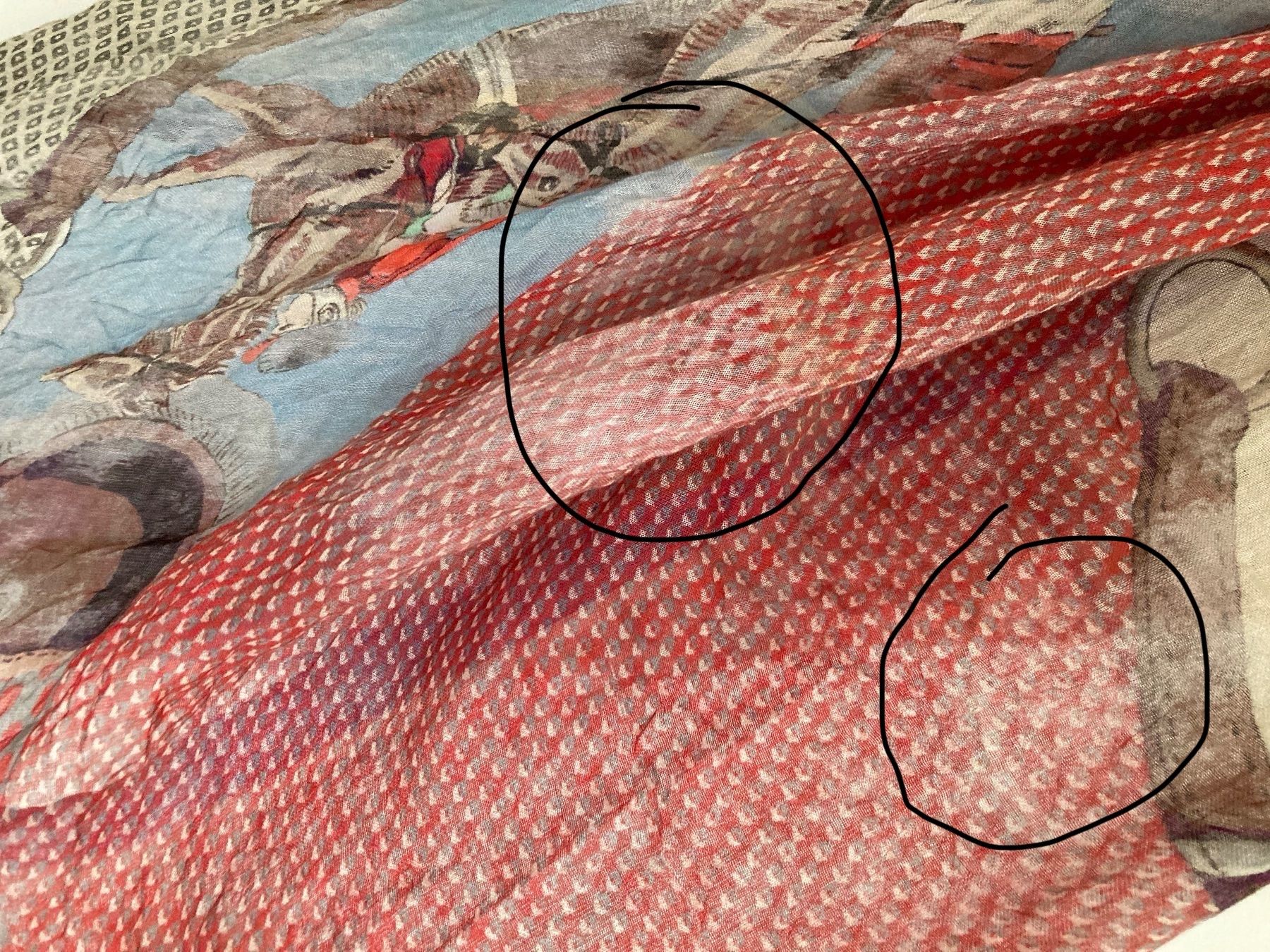 Faliero Sarti Foulard & Sciarpe: Barsa Bruni Kaschmir - Modal Schal – Usato da Unterägeri venduto da Jutka_04 5
