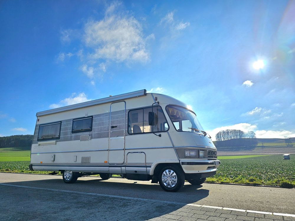 Wohnmobil Hymer B654 ab MFK // inkl. Markise, Veloträger (Gebraucht) in ...