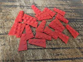 lego 41770 lot de 20 pièces Red Wedge, Plate 4 x 2 Left