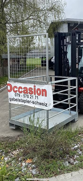 Carrelli elevatori e a forche: Arbeitskorb Bühne für Stapler Trecker Gabelstapler – Nuovo (secondo la descrizione) da Hefenhofen venduto da gabelstapler-schweiz 3