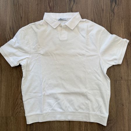 Polo Zara blanc, taille S