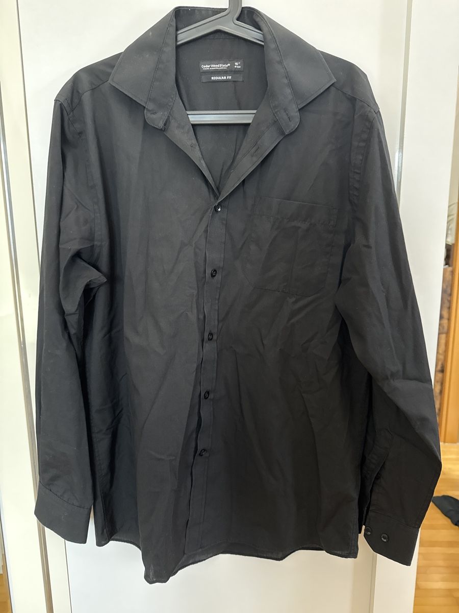 Camicie: Hemd schwarz Cedar Wood State Regular Fit – Usato da Winkel venduto da _OachKatzerl_