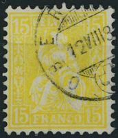 1875 - Sitzende Helvetia - gestempelt