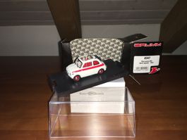 Fiat nuova 500 Sport aperta 1/43 no Minichamps