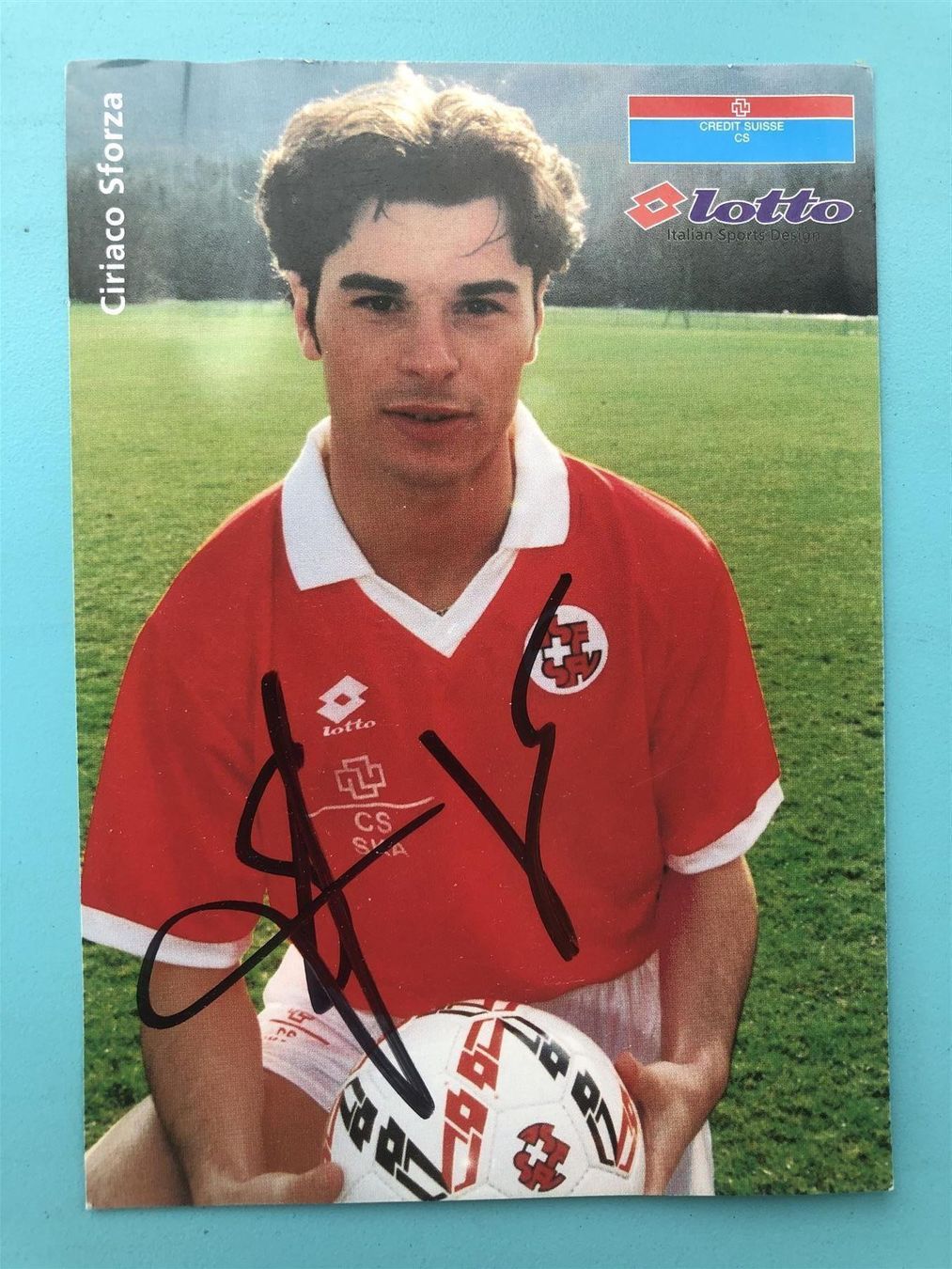 Autografi: Ciriaco Sforza Autogramm – Usato da Wohlen AG venduto da Pascalparvex
