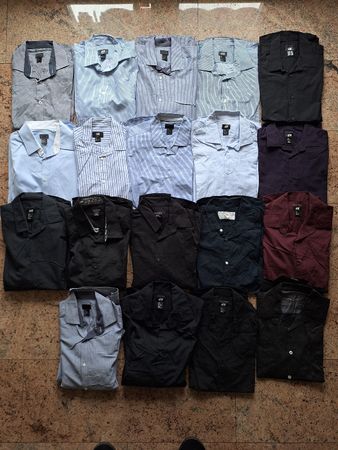 Hemdenpaket, 19 Stk, Herrenhemden, Hemden Gr S Top Zustand