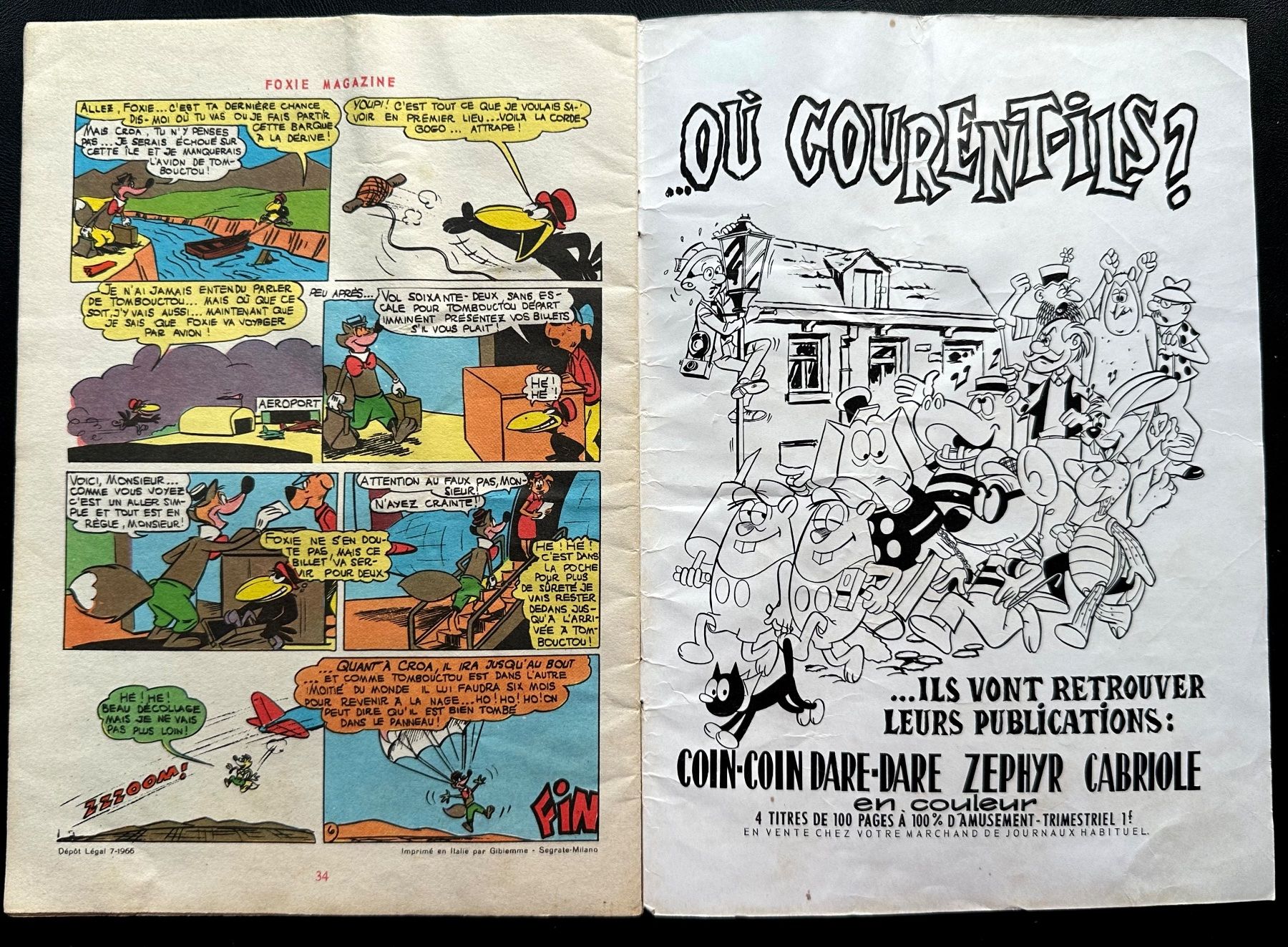 Fumetti: Foxie Nr. 2 1965 USA, hunderte Comics eingestellt – Usato da Seltisberg venduto da quadartswiss 1