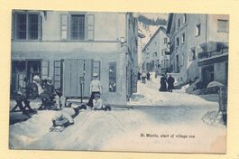 ST. MORITZ Start of village run