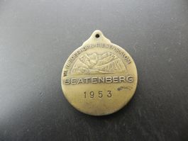 Alte Ski Medaille Niederhorn Riesenslalom Beatenberg 1953