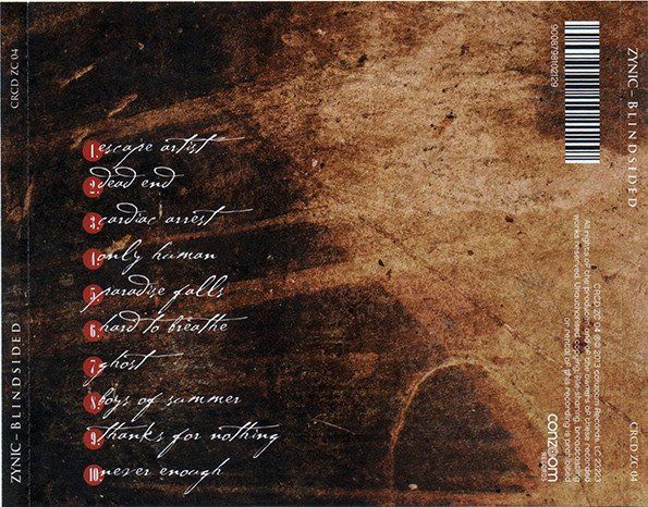 CDs: Zynic – Blindsided – Neu (gemäss Beschreibung) aus Uzwil von visions77 1