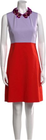 Robe Bicolore Lavande/Rouge Kate Spade S/M