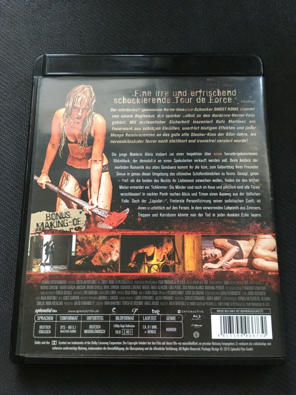 Tutti i DVDs: Sweet Home [Blu-ray] – Usato da St.Gallen venduto da MedienJoe 1
