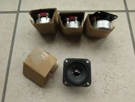 4 Breitbandlautsprecher 3 Watt - 4 Ohm - 59x59 mm - Ang. 1