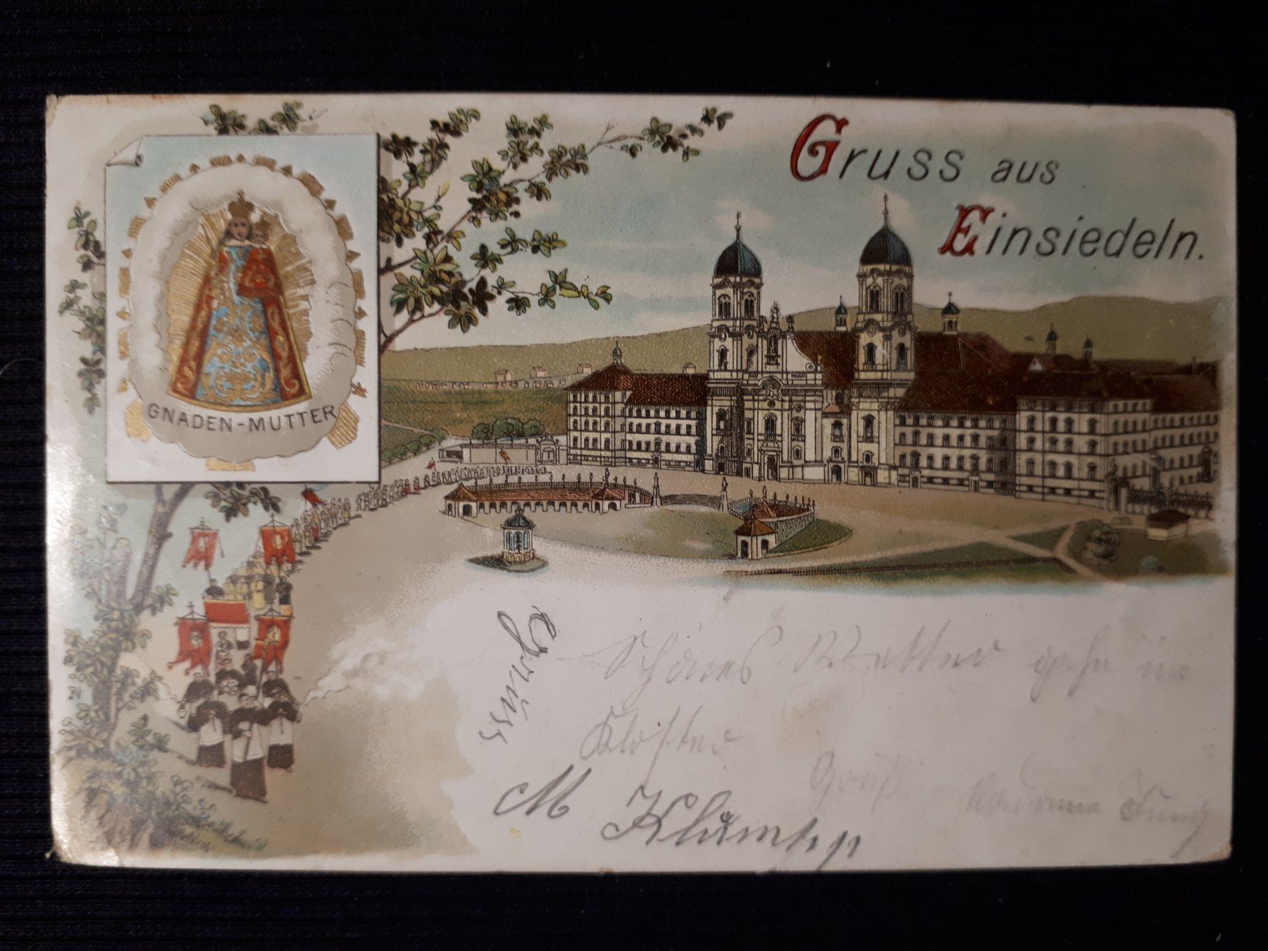 Cartes postales: EINSIEDELN 1898 ! EINIGE MÄNGEL – D'occasion à Ponto Valentino par giorgia06
