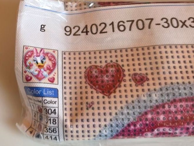Kit bricolage: DIAMOND PAINTING DAISY DUCK – Nuovo e nell'imballaggio originale da Dintikon venduto da bonita099 2
