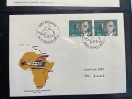 Mittelholzer Afrika-Gedenkflug 1927-77, Briefmarken, Top!