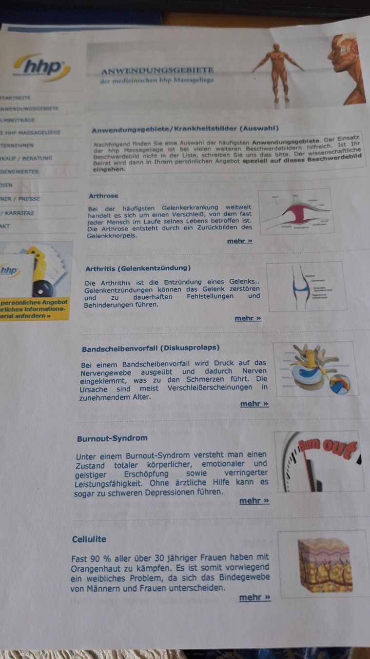 Dispositivi per massaggi: hhp medizinische Massageliege – Usato da Uster venduto da modelbuy 2