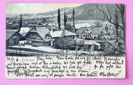 Zollbrück - Bahnhof - Dorfansicht - 1902
