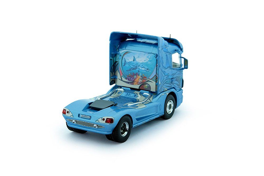 Tekno Kit di modellismo & Modellini statici: Tekno 74170 Scania Sematrade Shark – Nuovo e nell'imballaggio originale da Dagmersellen venduto da FBM-Bacheli 2