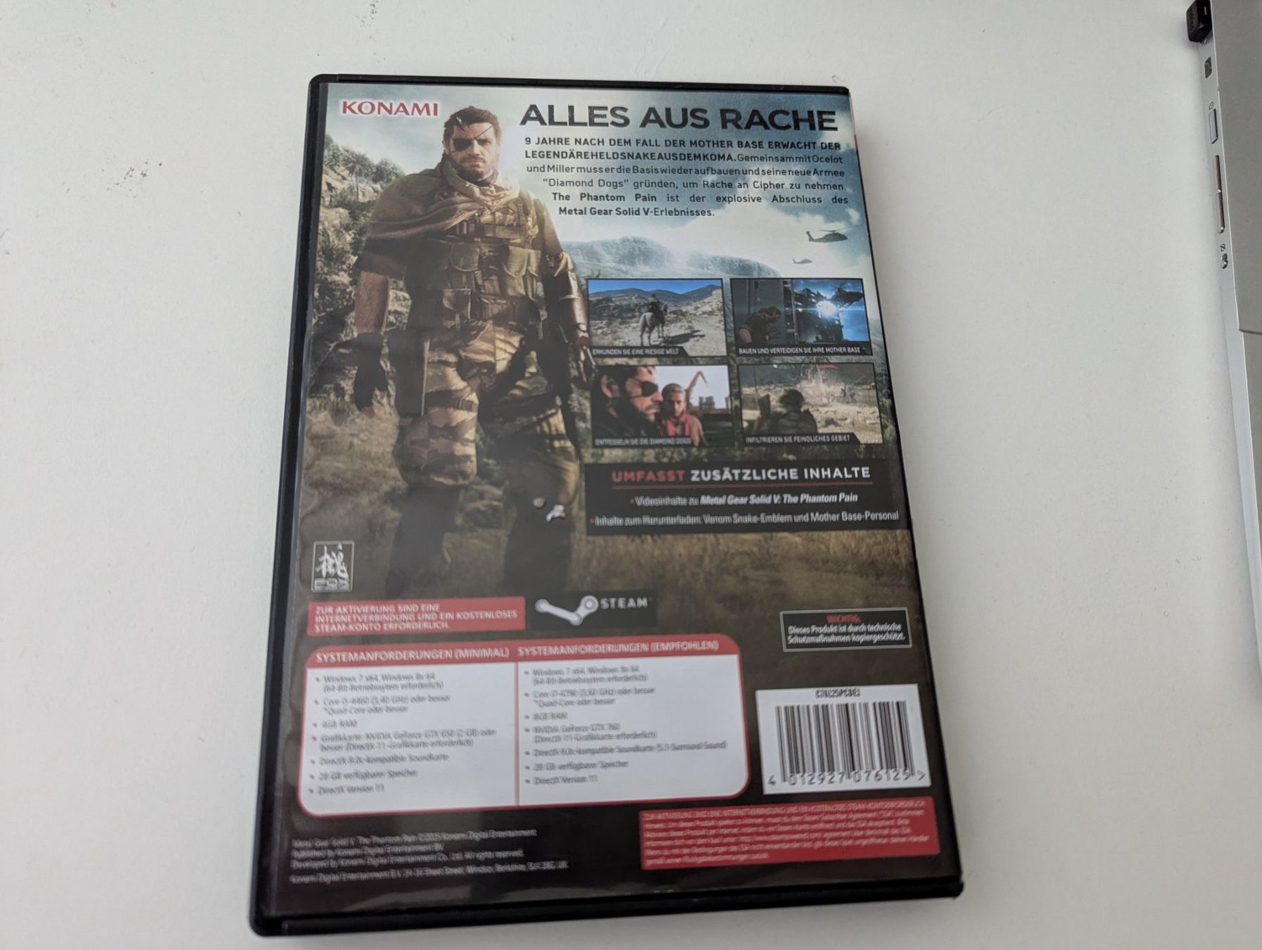Giochi: Metal Gear Solid V The Phantom Pain - PC Game – Usato da Hünenberg See venduto da SpecialEditionGaming 2