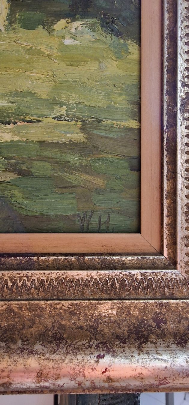 Dipinti: Ölgemälde Landschaft auf Leinwand – Usato da Pfäffikon SZ venduto da Brocki-21 1