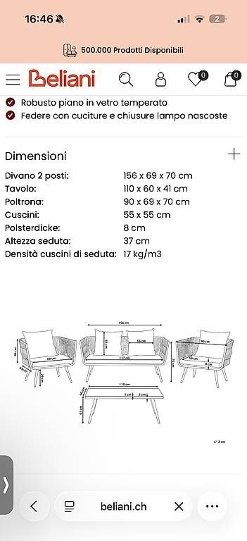 Tischset: Set da giardino – Gebraucht aus Giubiasco von Carmen1795 3