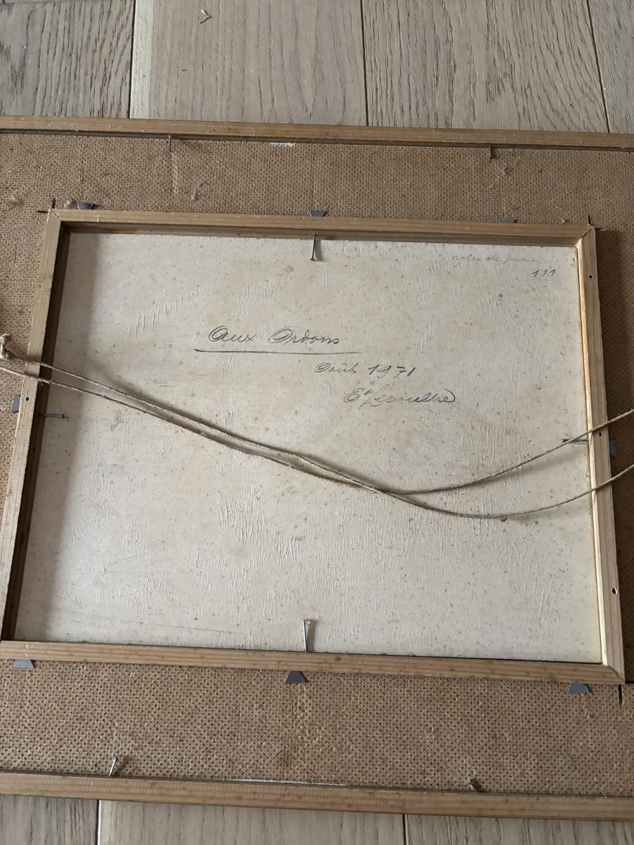 Tableaux: Tableau E.Lecoultre – D'occasion à Estavayer-le-Lac par bde_mc5x 2
