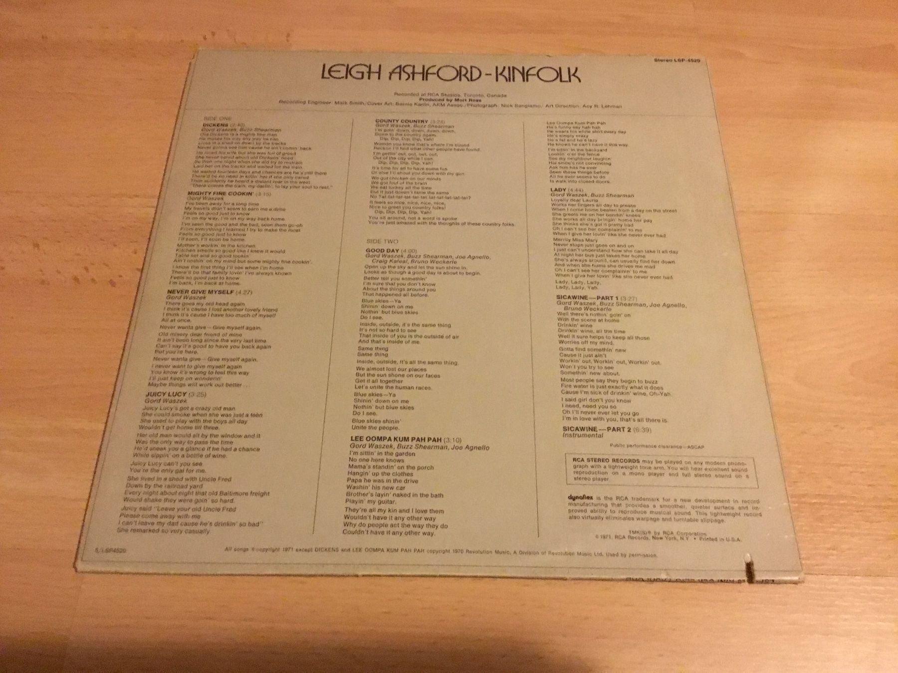 Schallplatten: Leigh Ashford / Kinfolk – Gebraucht aus Kreuzlingen von Schuggerman 1