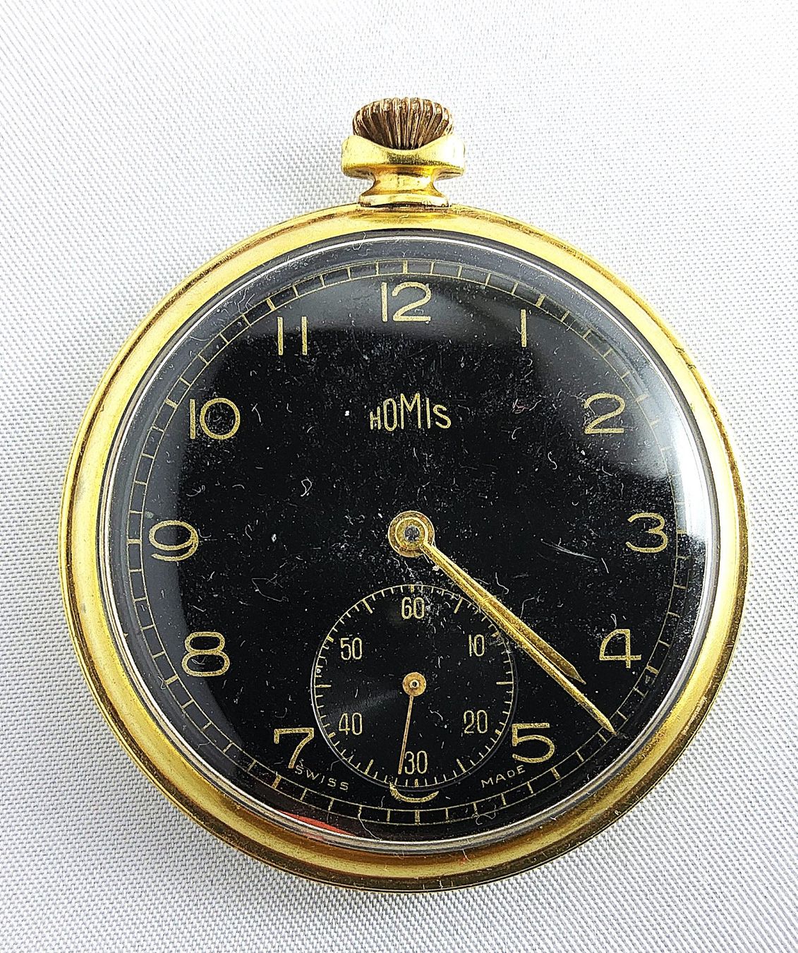 Swiss Orologi: Vintage HOMIS Taschenuhr – Usato da Thalwil venduto da freespirit-kev