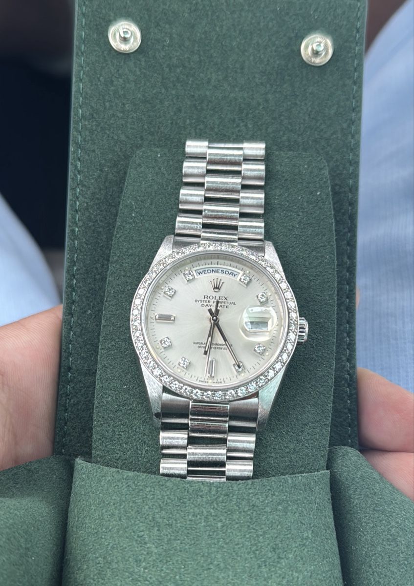Rolex Orologi: Rolex Day Date 36 Platin – Usato da Bronschhofen venduto da CrownDiam 1