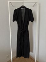 ZARA Hemdblusenkleid Gr. S NEU, schwarz, m. Gürtel & Taschen
