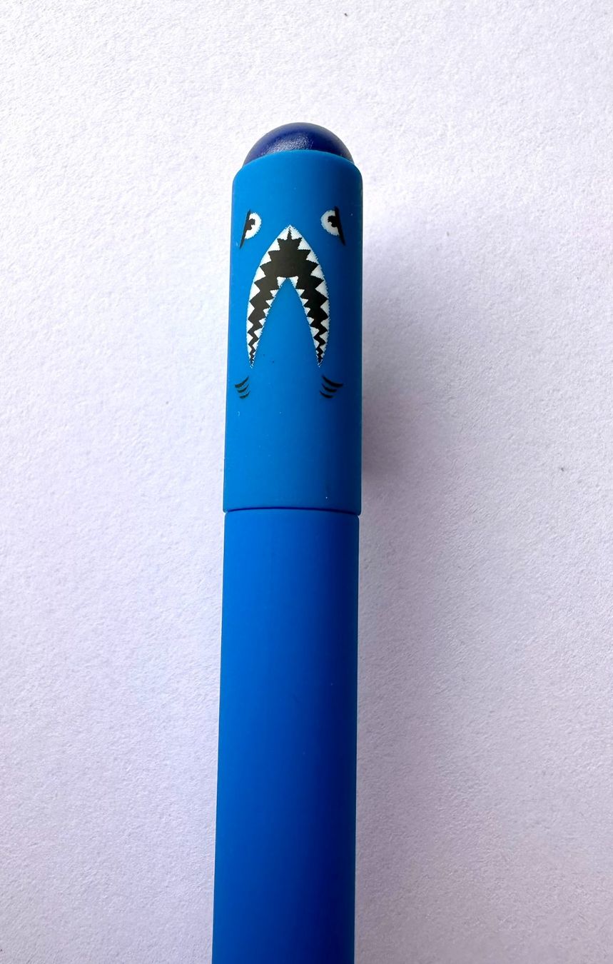 Legami Penna & Evidenziatori: 1x stylo Legami Requin triste - Rare – Nuovo e nell'imballaggio originale da Bernex venduto da euma1976