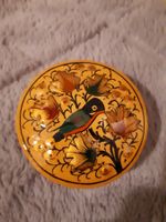 Schmuckdose Box handbemalt Kashmir Vintage Pappmaché Indien