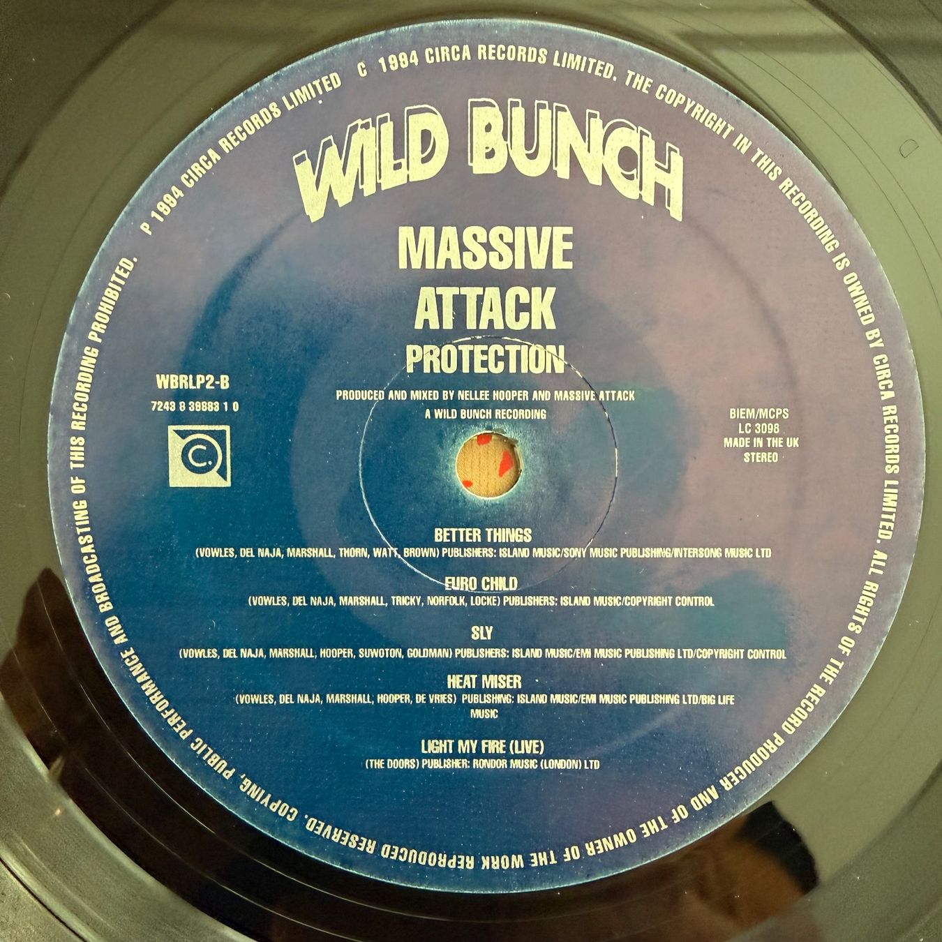 Dischi in vinile: Massive Attack - Protection / 1. EU-Press. 1994 - TOP – Usato da Gais venduto da soundcave57 4