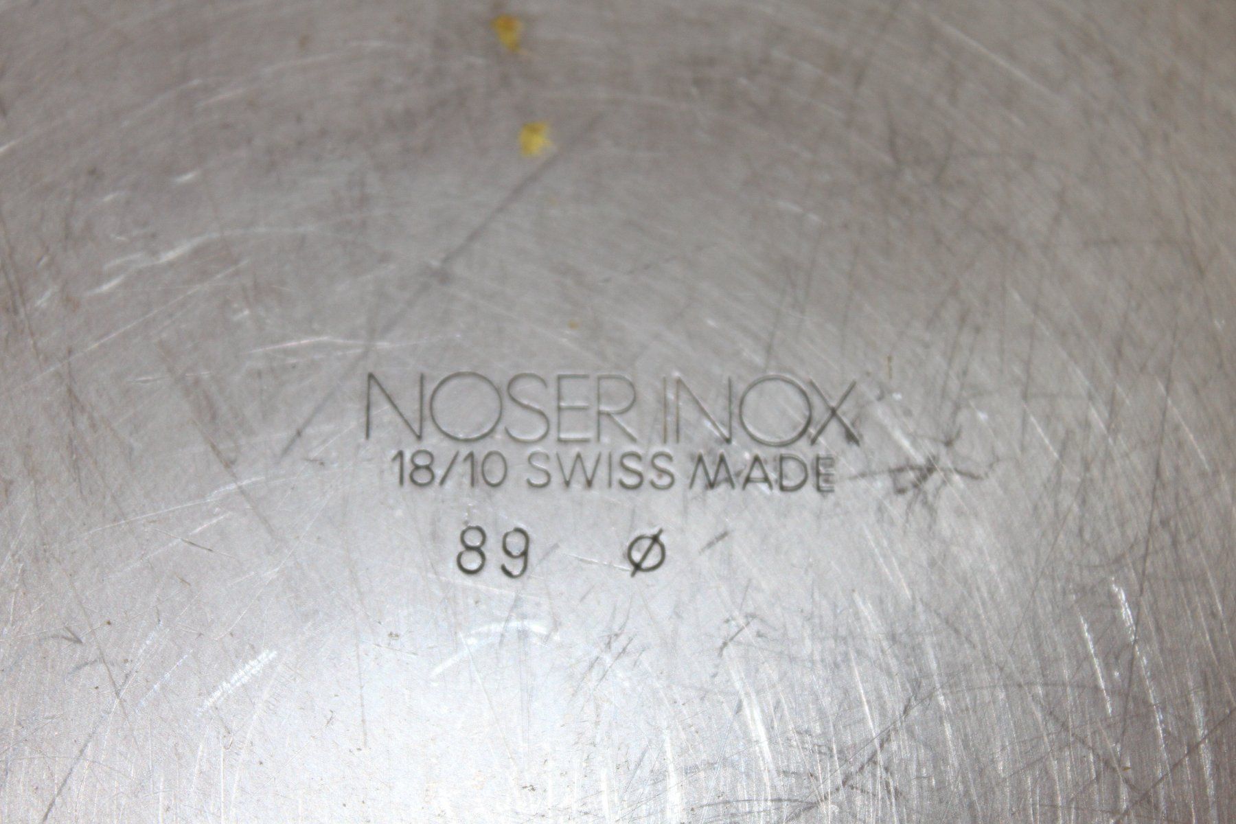 Padelle: 3er-Set Noser Inox Gastro Pfannen – Usato da Glarus venduto da Toni-Glarus 8