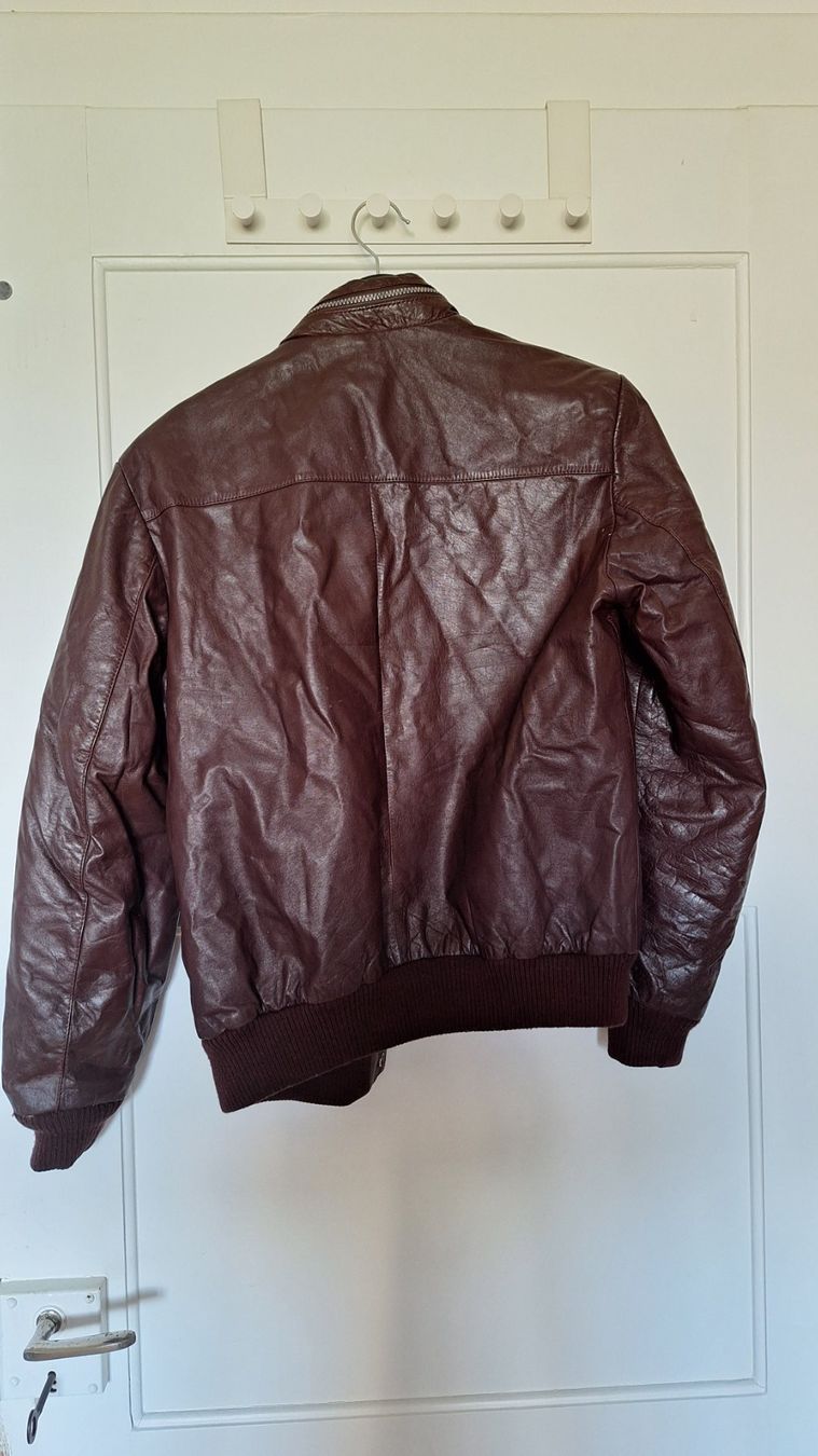 Giacche: Cooper Leather Bomber Jacket (Size 40 Tall) – Usato da Zürich venduto da andyscorner 1