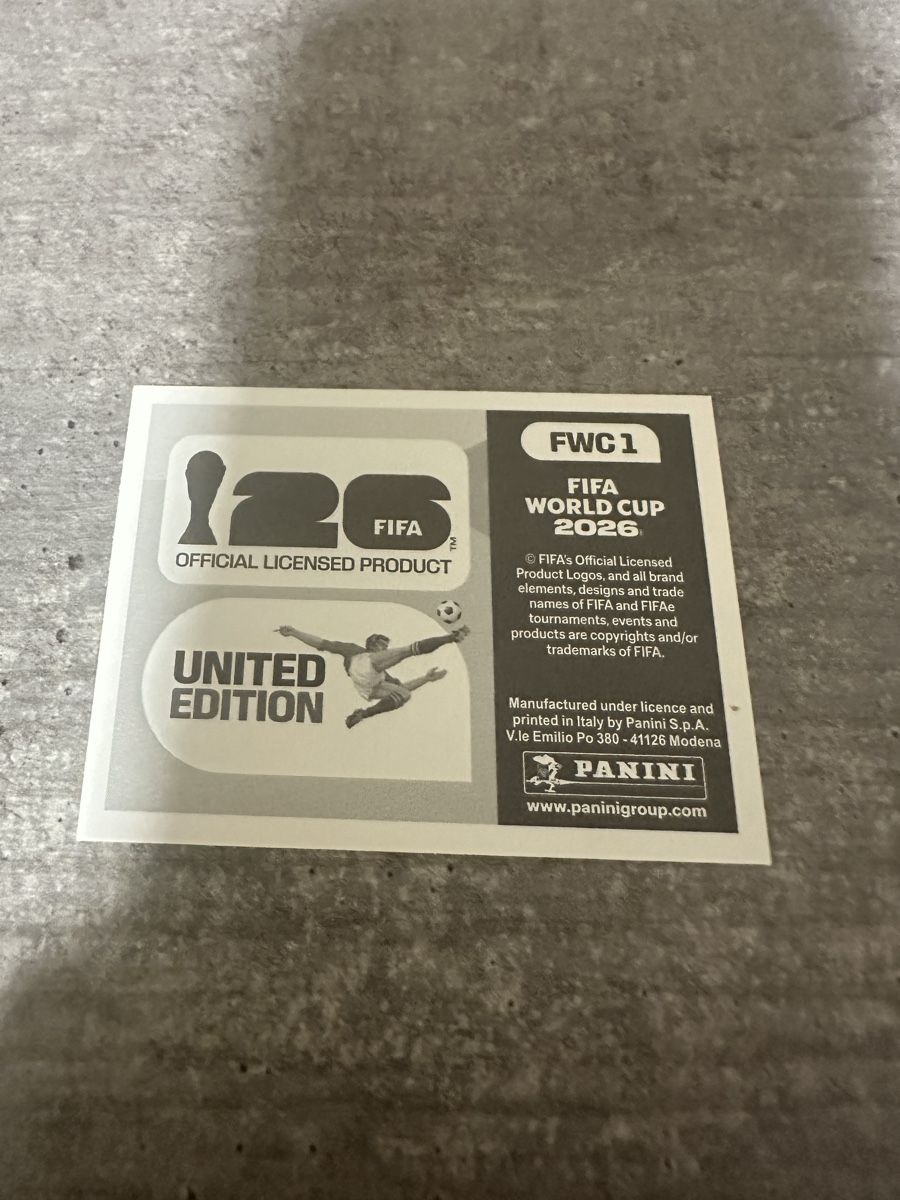 Panini Carte collezionabili: FWC 1 , FIFA WORLD CUP 2026 PANINI  – Nuovo (secondo la descrizione) da Frauenfeld venduto da 1PegPeg1 1