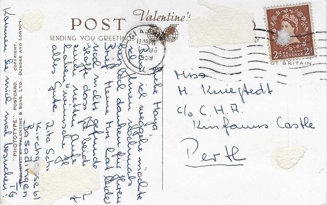 Cartoline postali: Art Galleries Glasgow, Schottland 1959 – Usato da Flims - Dorf venduto da Stagediver 1