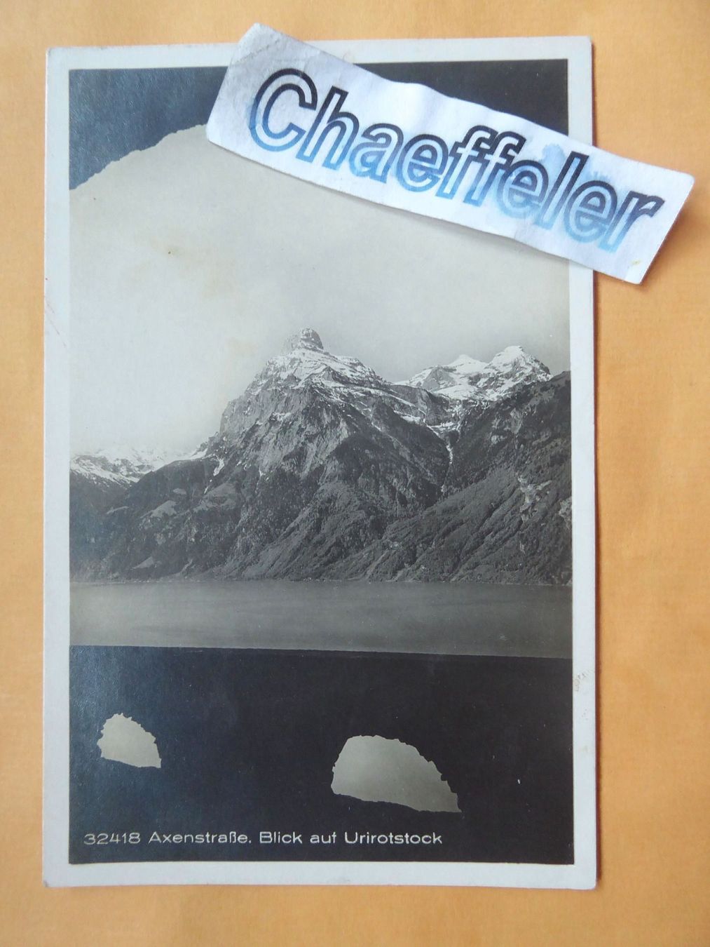 Cartoline postali: 1930  32418 Axenstrasse. – Usato da Zürich venduto da Chaeffeler