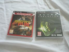 2x PS3 - Alien isolation + Need for Speed the run