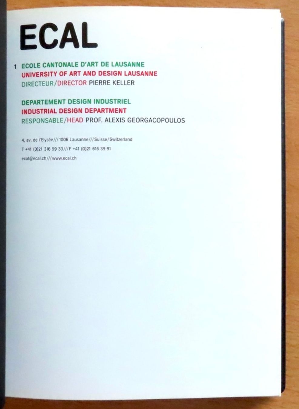 Libri: ECAL. Design Industriel / Industrial Design – Usato da Le Locle venduto da LibrairieLaBergerie 2