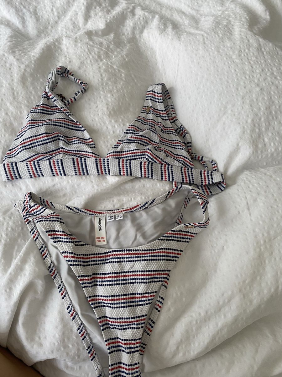 Superdry Costumi da bagno & Bikini: Bikini Superdry rot blau weiss – Usato da Zürich venduto da yae56