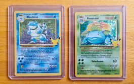 Pokémon Blastoise 2/102 & Venusaur 15/102 Celebrations (ENG)